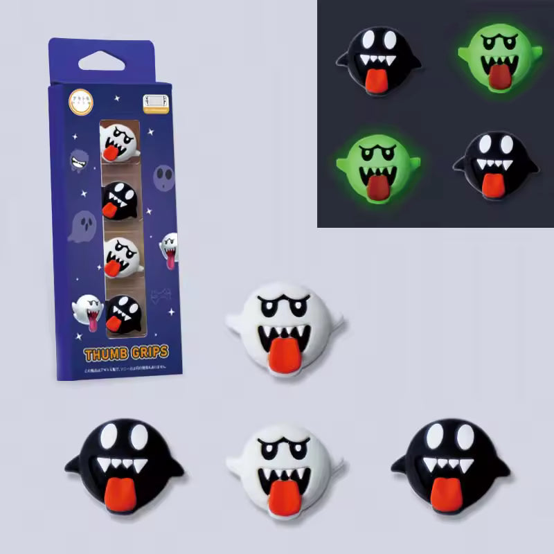 Spectral Ghost Thumb Grips - Glow in the Dark (4-Pack)